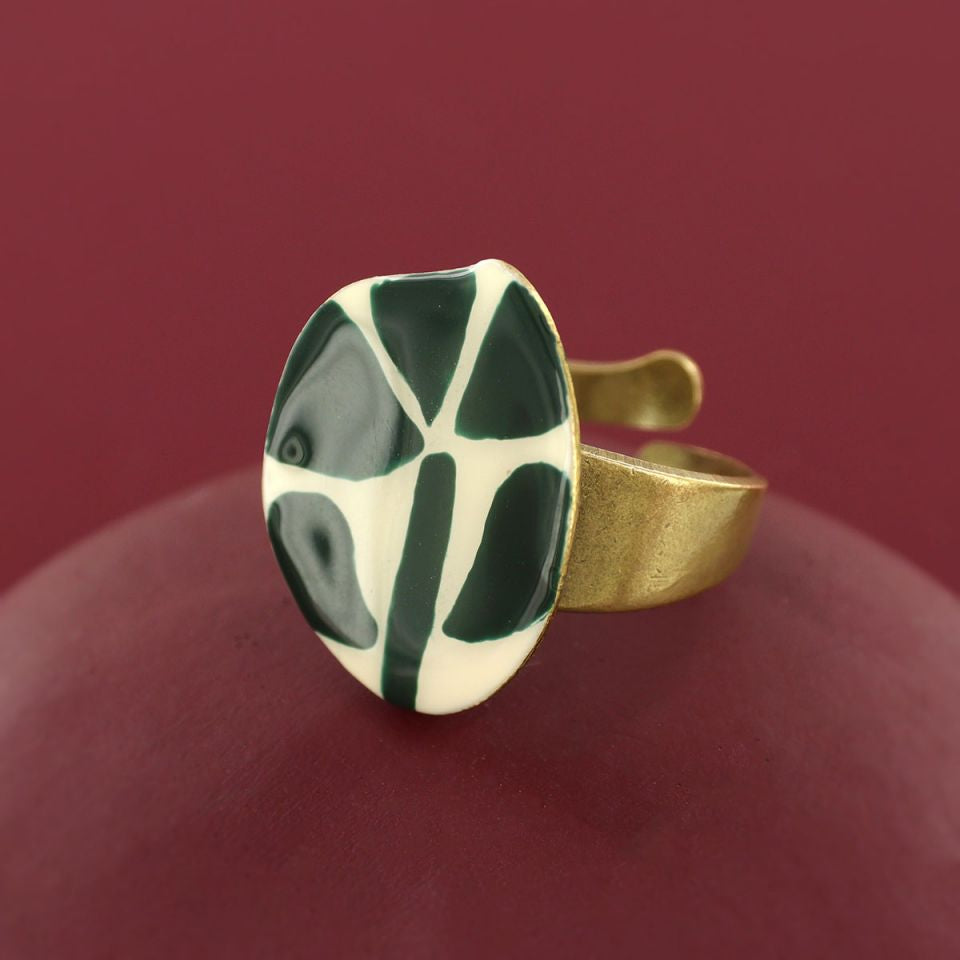 Taratata Jewellery - Kaly Ring - Green