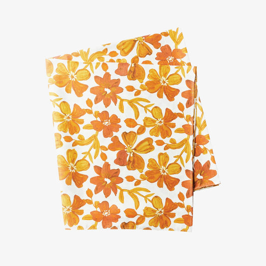 Bonnie and Neil linen tablecloth Dogwood Rust