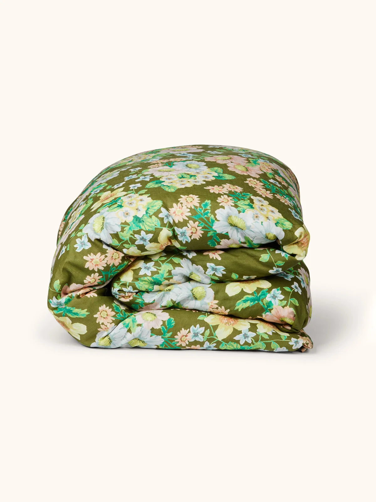 Bonnie and Neil Buttercup Olive Quilt Cover