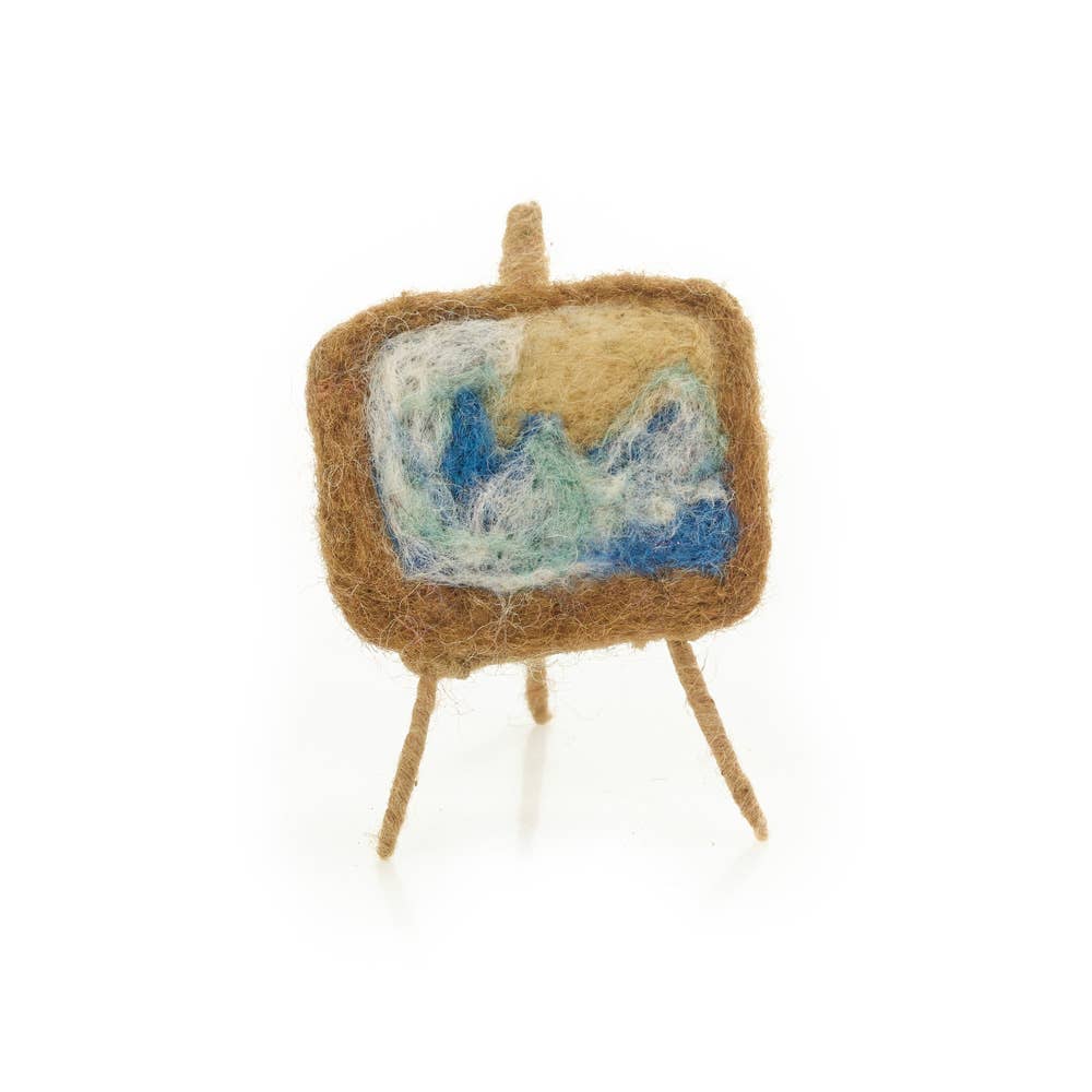 Handmade Felt Marevellous Masterpieces Art Decoration: The Wave