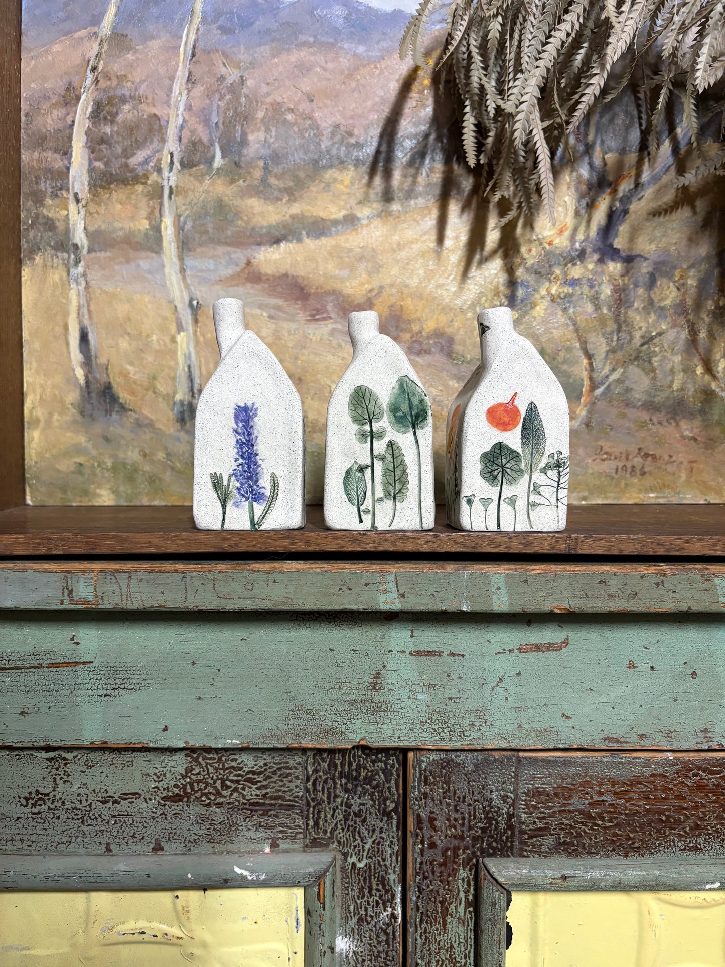 Handmade Ceramic Flower House Vases - medium