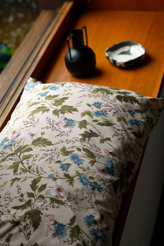 Lazybones Cornflower Pillowcases