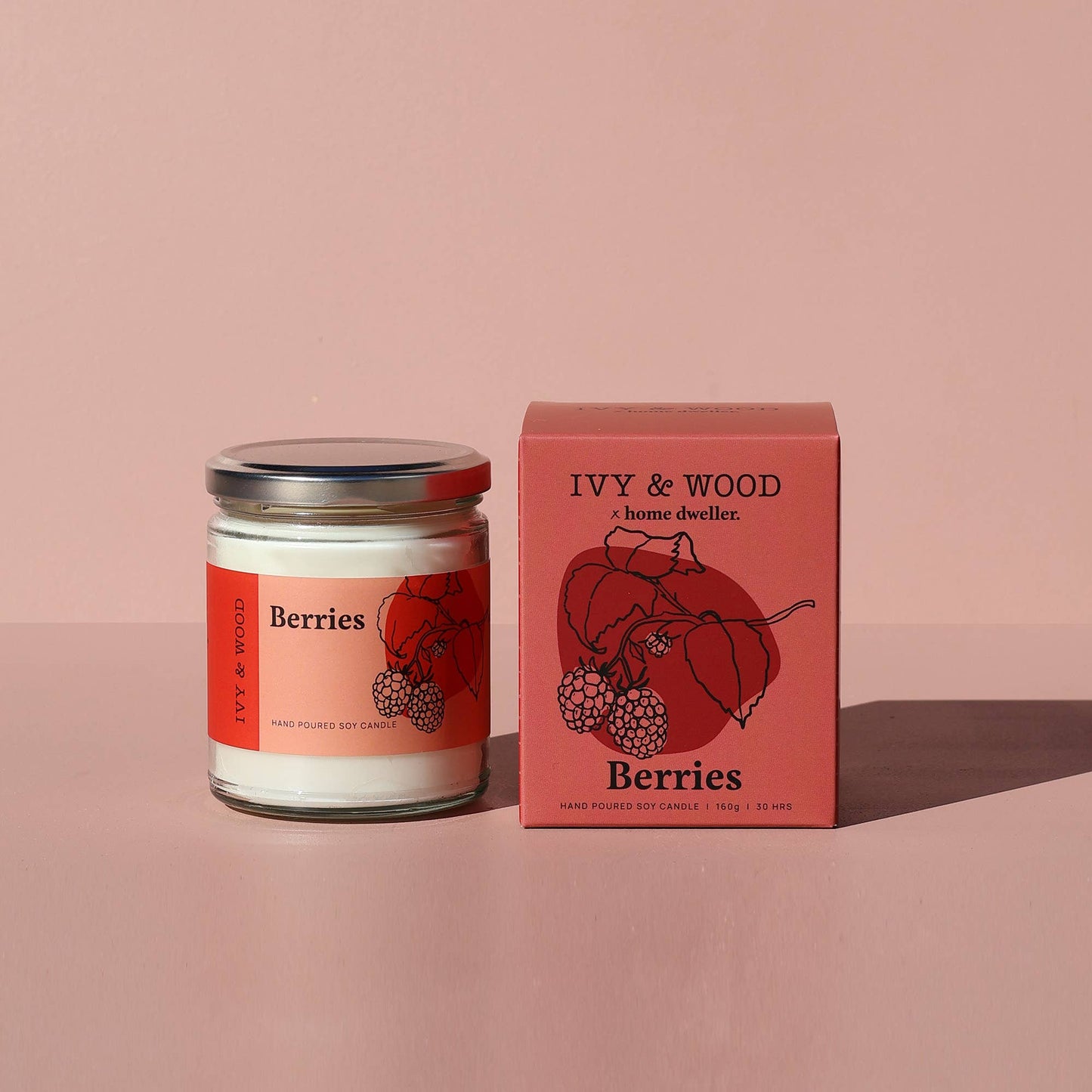 Ivy and Wood Homebody Candle - Berries