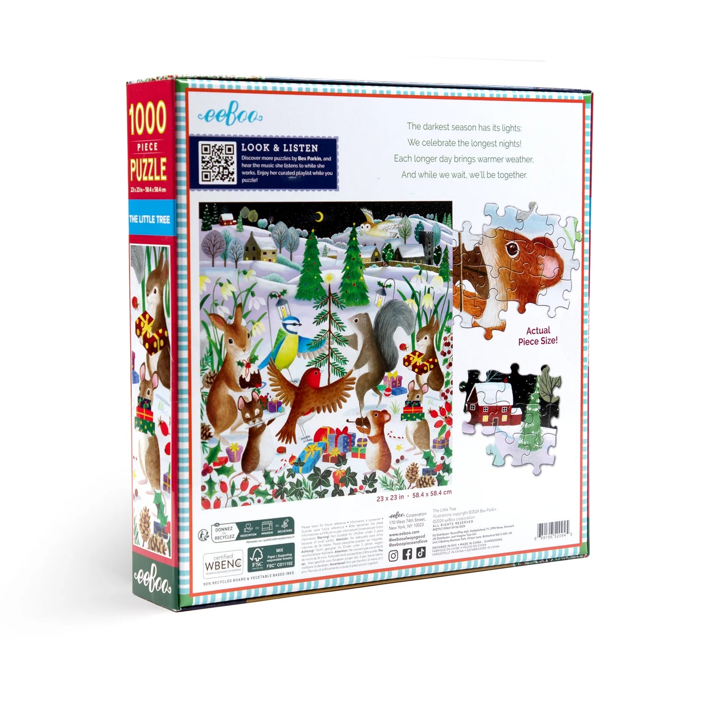 Eeboo 1000 piece puzzle - The Little Tree