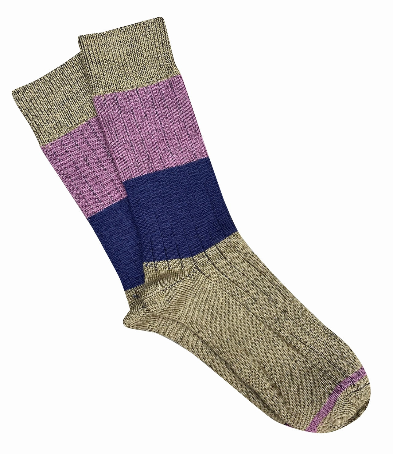 Tightology Chunky Rib Stripe Merino Wool Socks