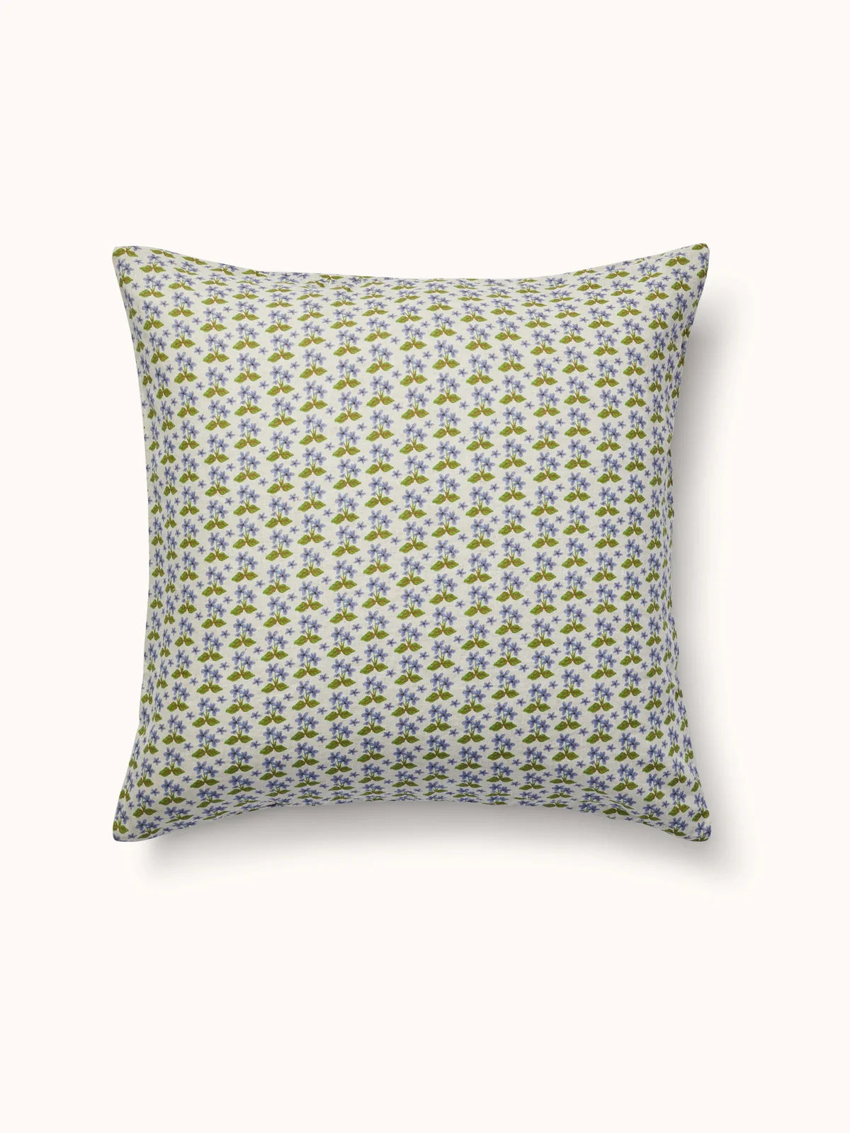 Bonnie and Neil Madeline Blue Linen European Pillowcases