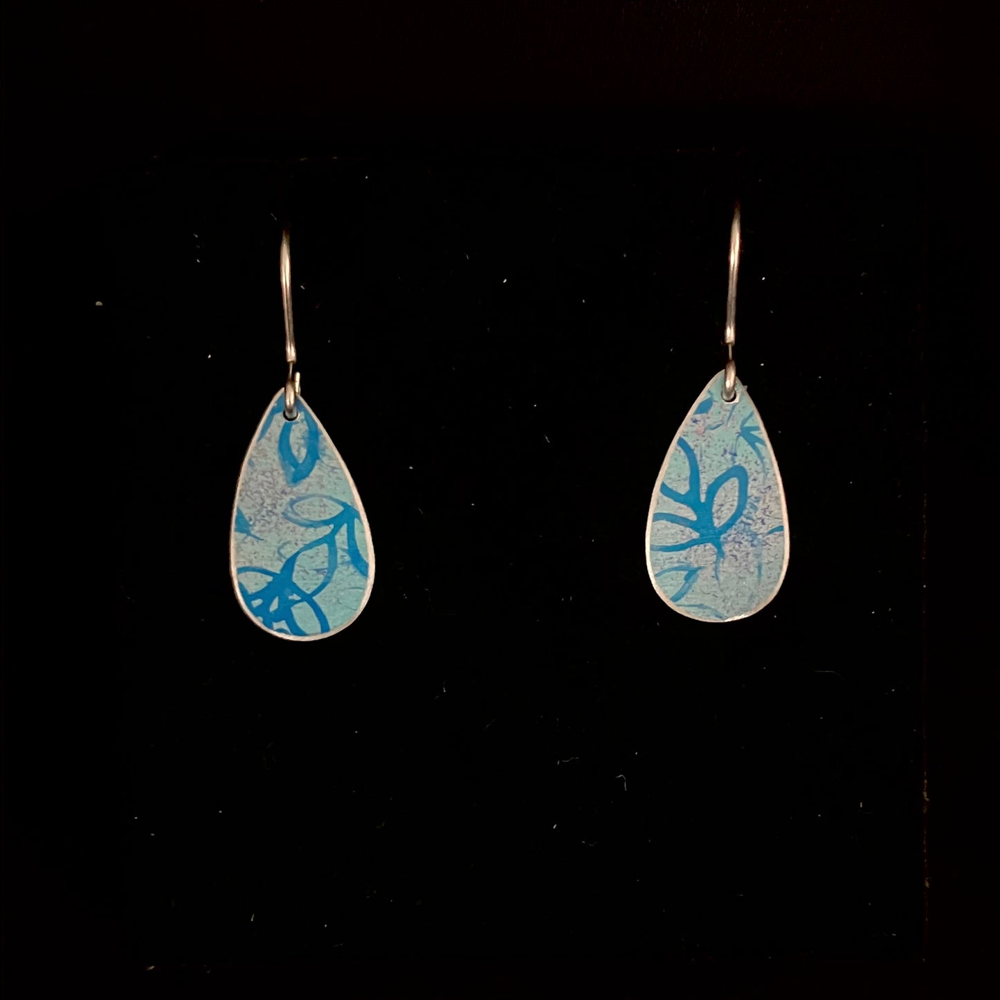 Dilkes-Hoffman Anodised Aluminium Earrings - Abstract Small