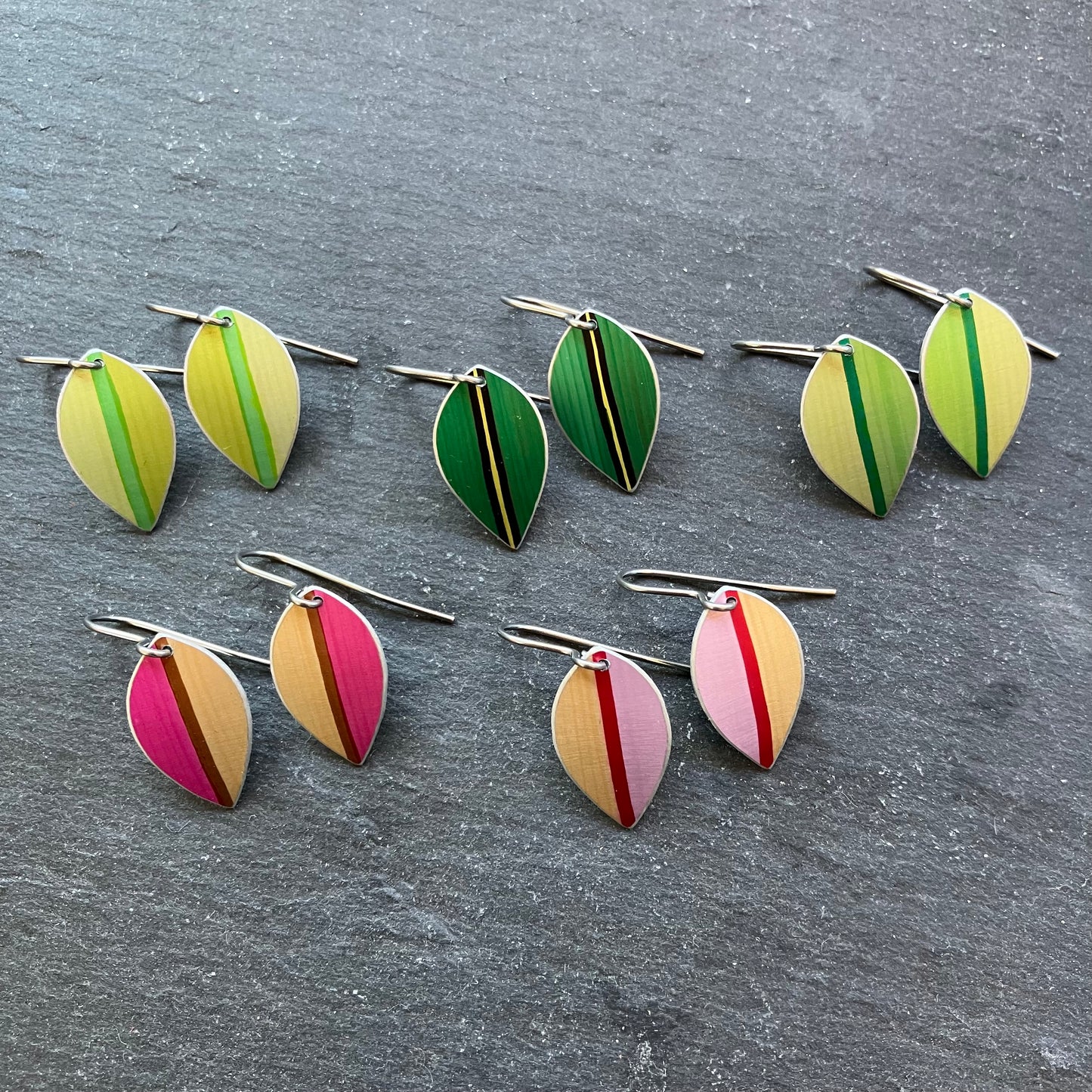 Small Gum Leaves Earrings