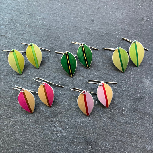 Small Gum Leaves Earrings