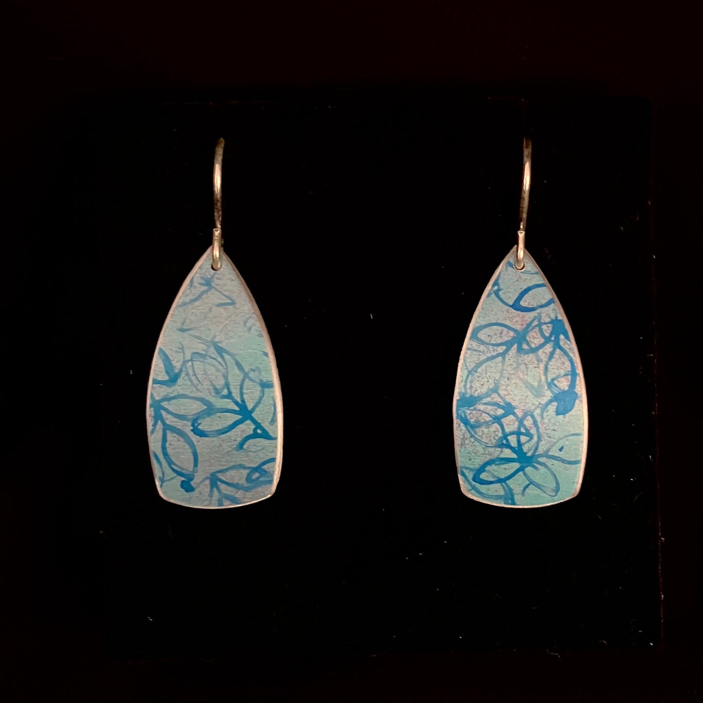 Dilkes-Hoffman Anodised Aluminium Earrings - Abstract Medium