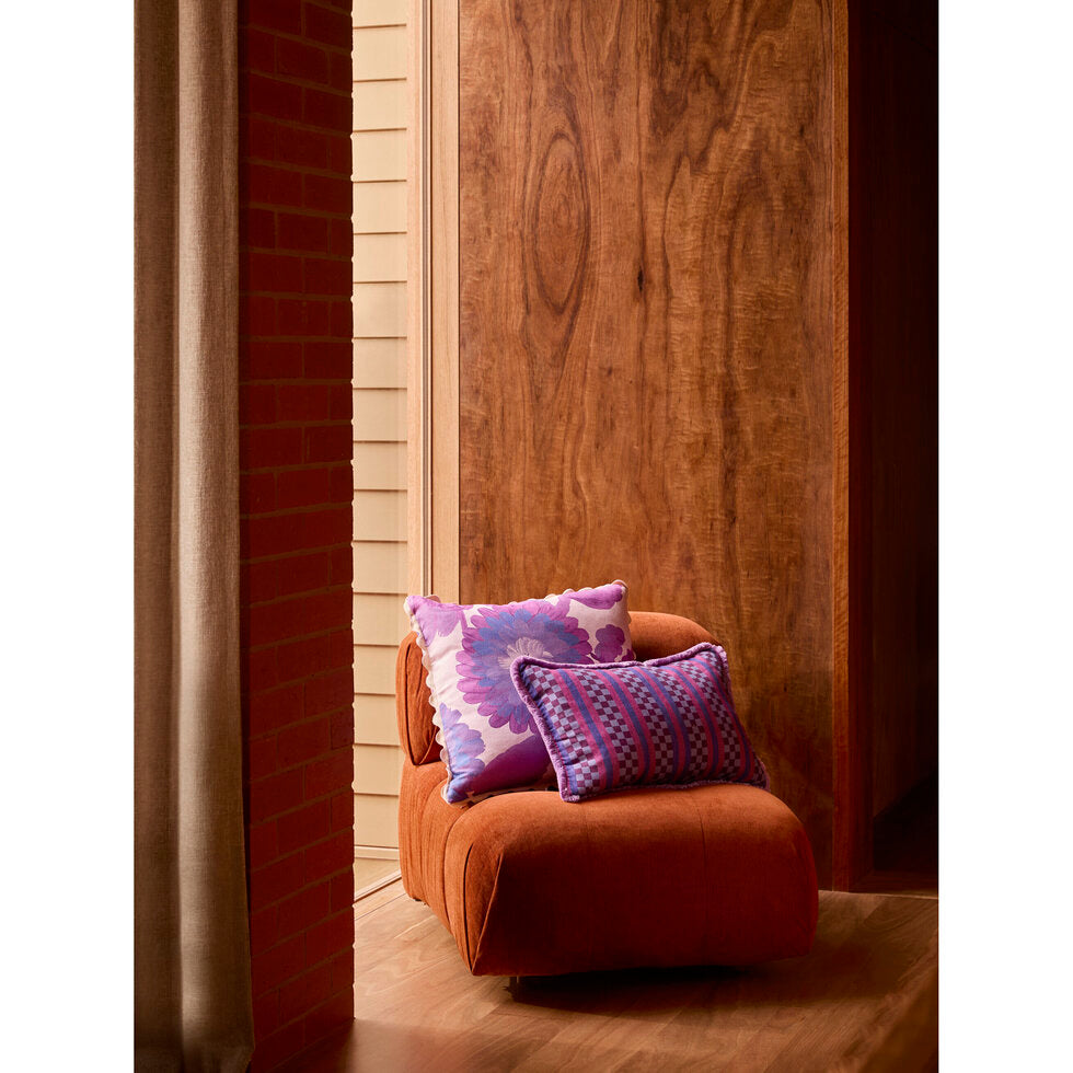 Bonnie and Neil Cushion - Marco Tile Lilac