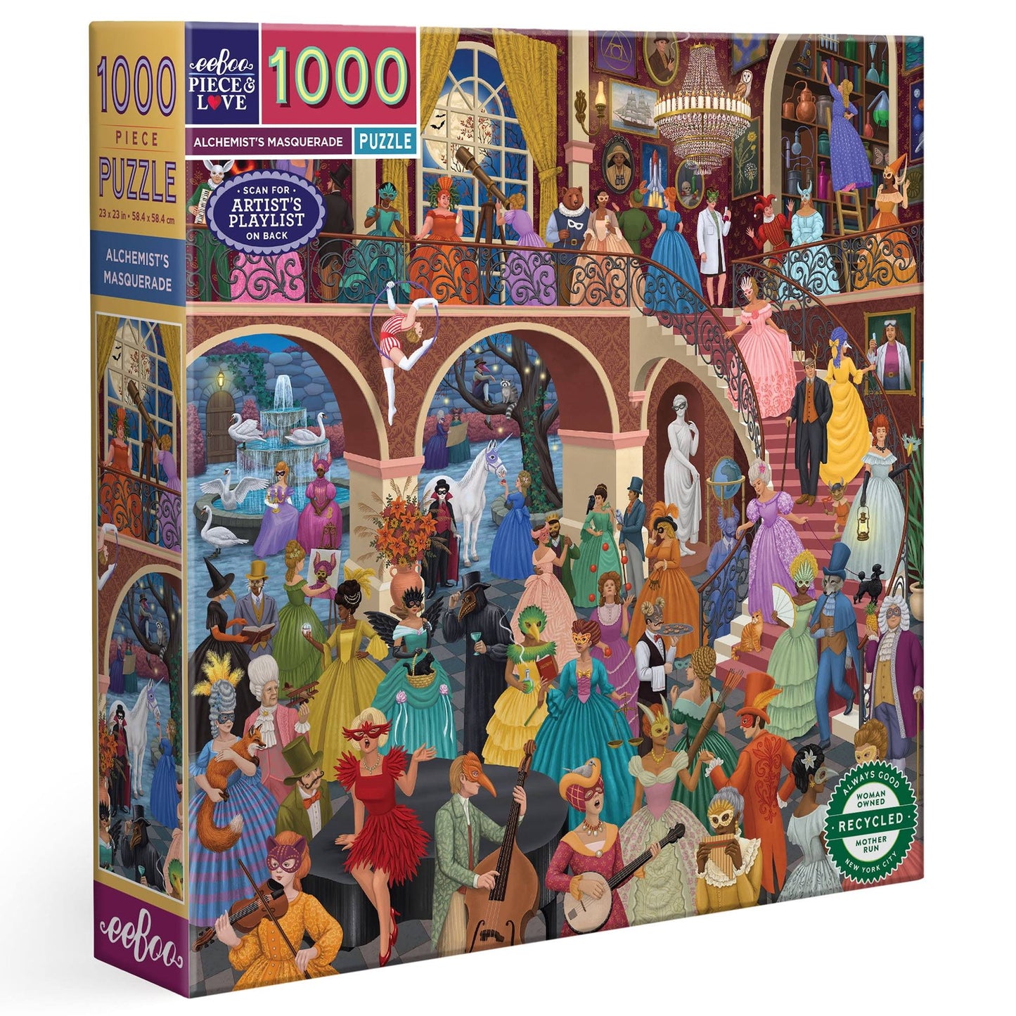 Eeboo 1000 piece puzzle - The Alchemist’s Masquerade
