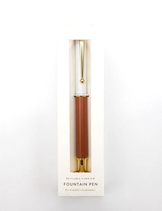 Bespoke Letterpress - Rust Fountain Pen