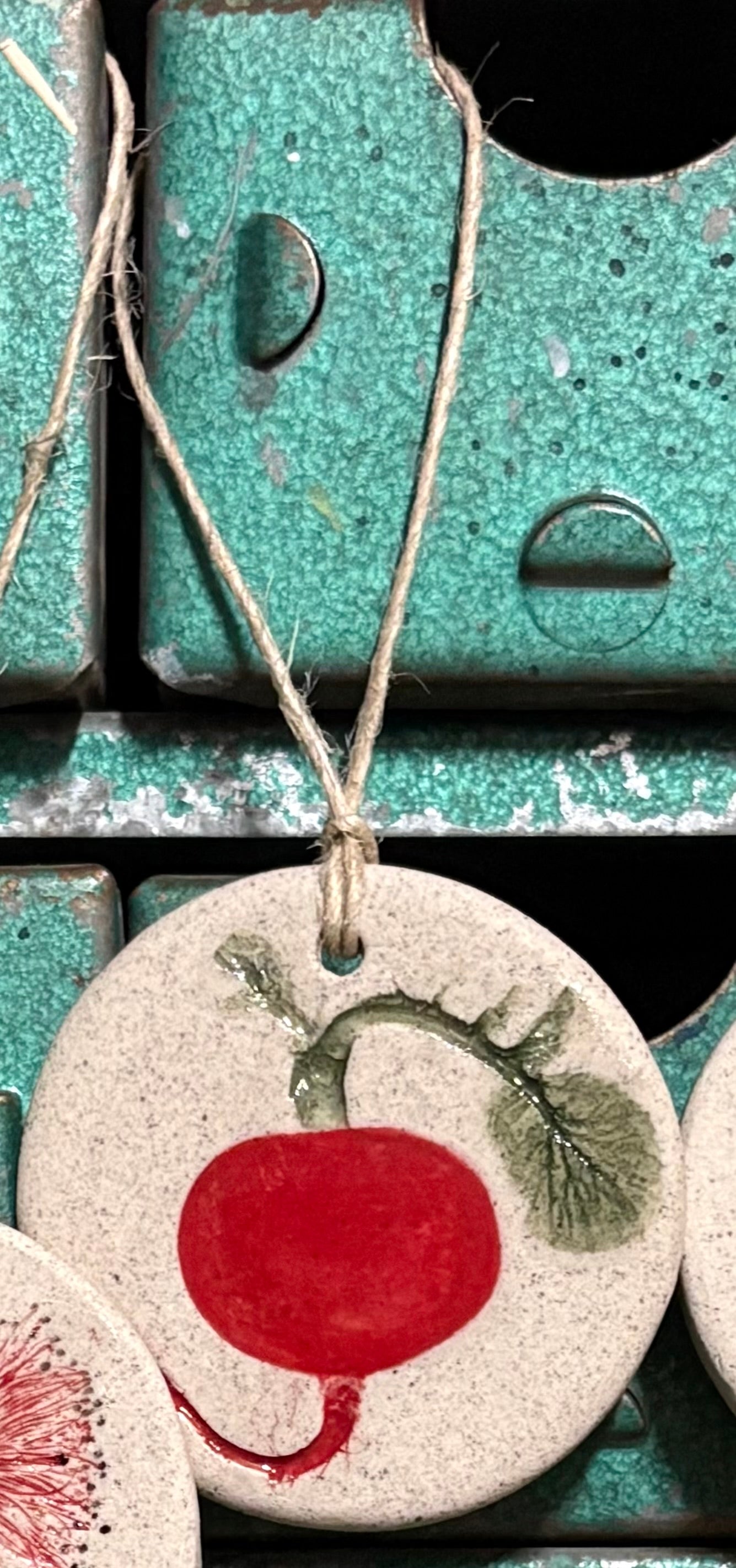 Handmade Ceramic Hanging Ornament