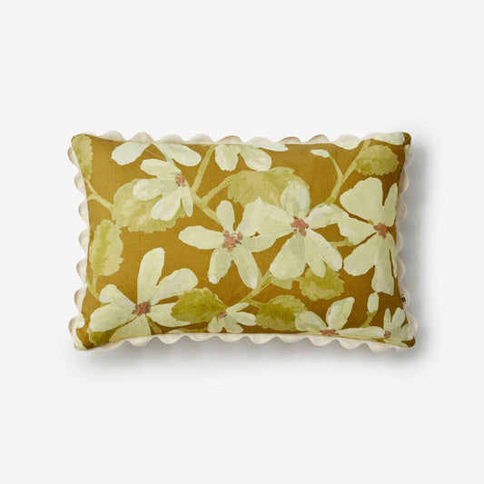 Bonnie and Neil Cushion - Violet Mustard