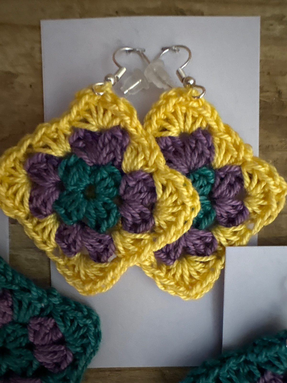 Jess Made Crochet earrings