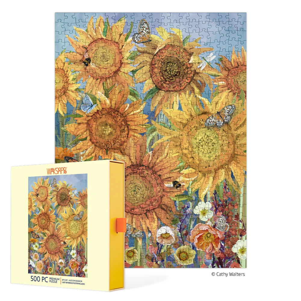 WerkShoppe 500pc Puzzle - Sunflowers
