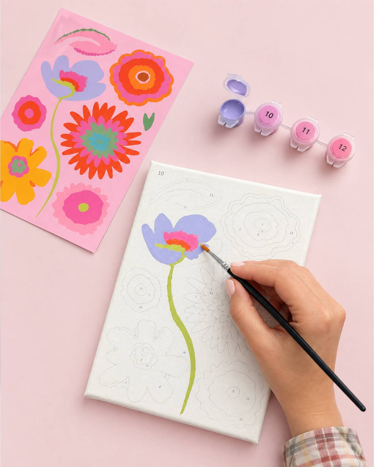 Into the Petals Paint by Numbers (Pack of 3)