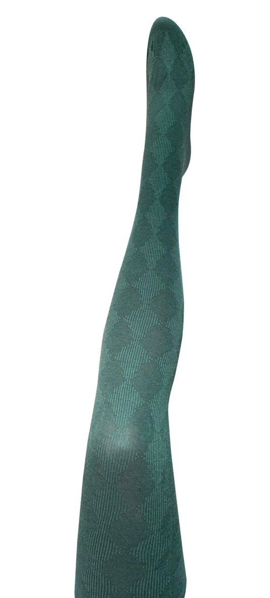 Tightology Pine Green Organic Cotton Tights