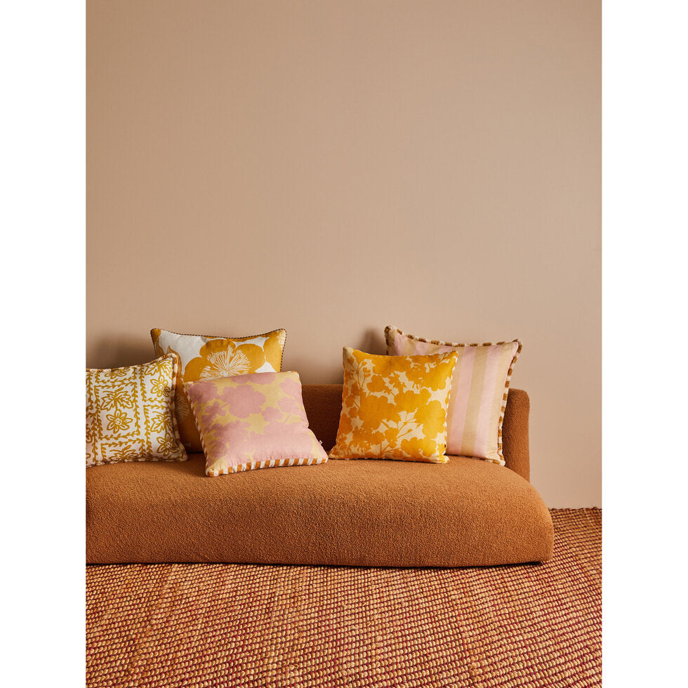 Bonnie and Neil Cushion - Geranium Butter