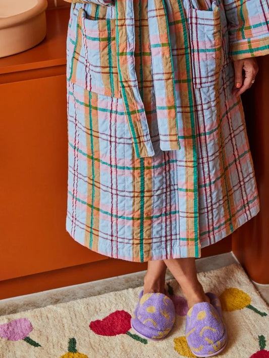 Mosey Me Confetti Quilted Robe