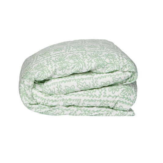 Bonnie and Neil Daisy Sage Quilt Cover
