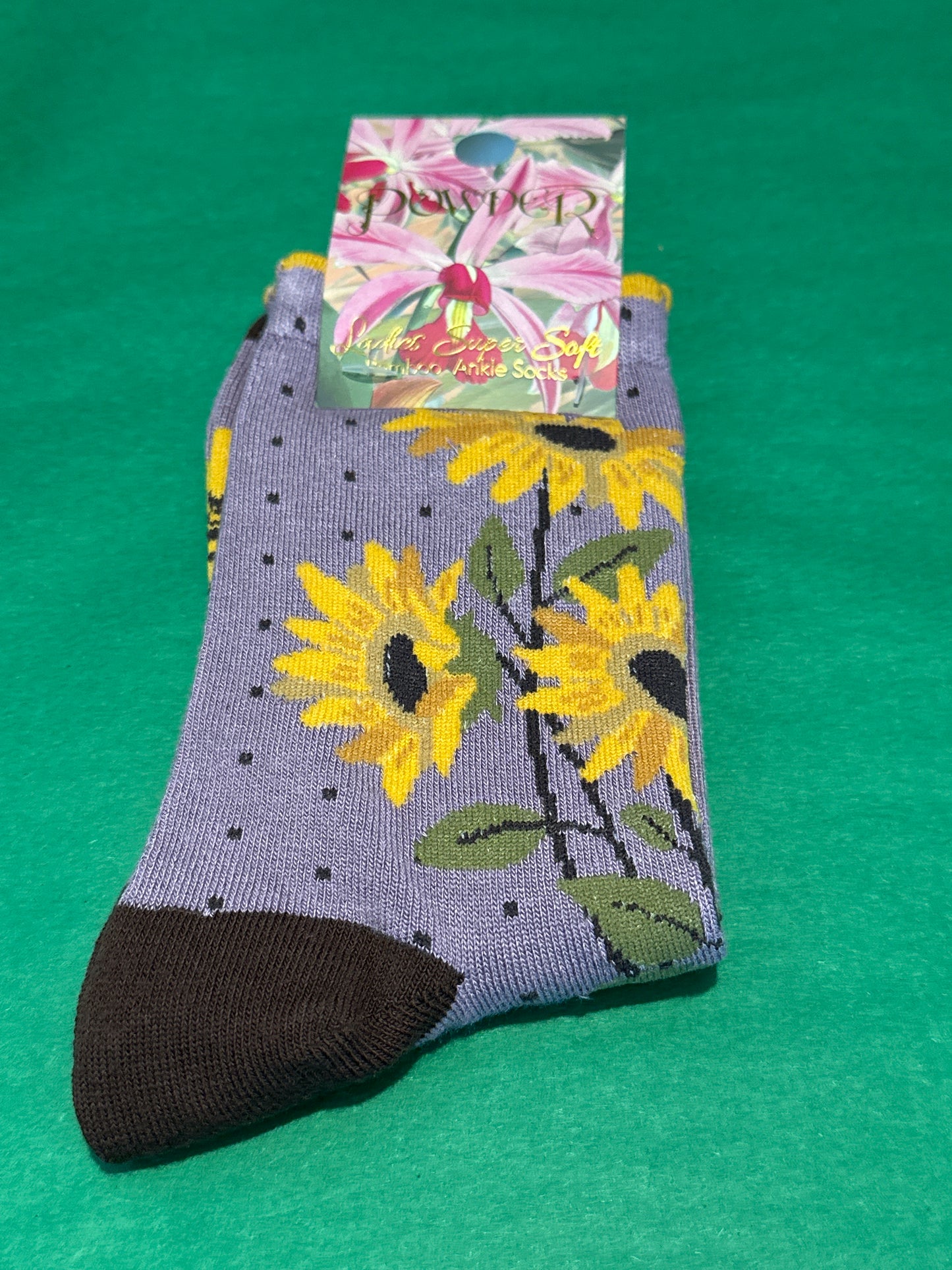 Powder Ankle Socks - Splendid Flowers