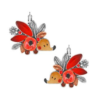 Taratata Jewellery - Mini Red Lever Back Earrings
