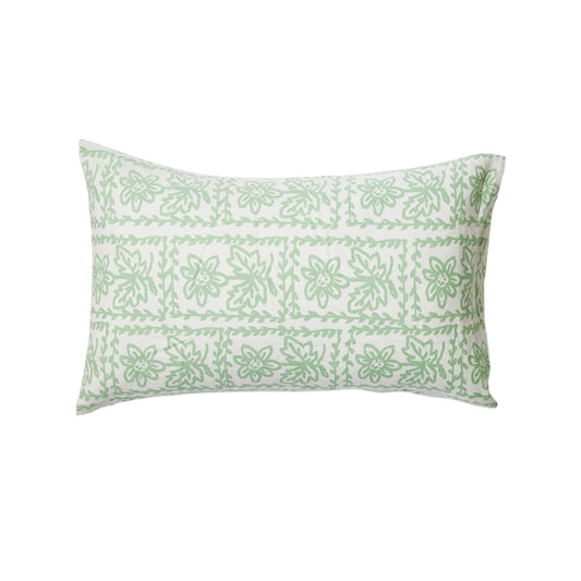 Bonnie and Neil Daisy Sage Pillowcases
