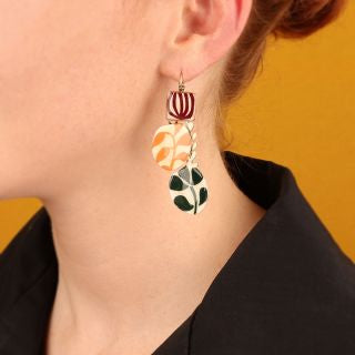 Taratata Jewellery - Kaly Vine Lever Back Earrings