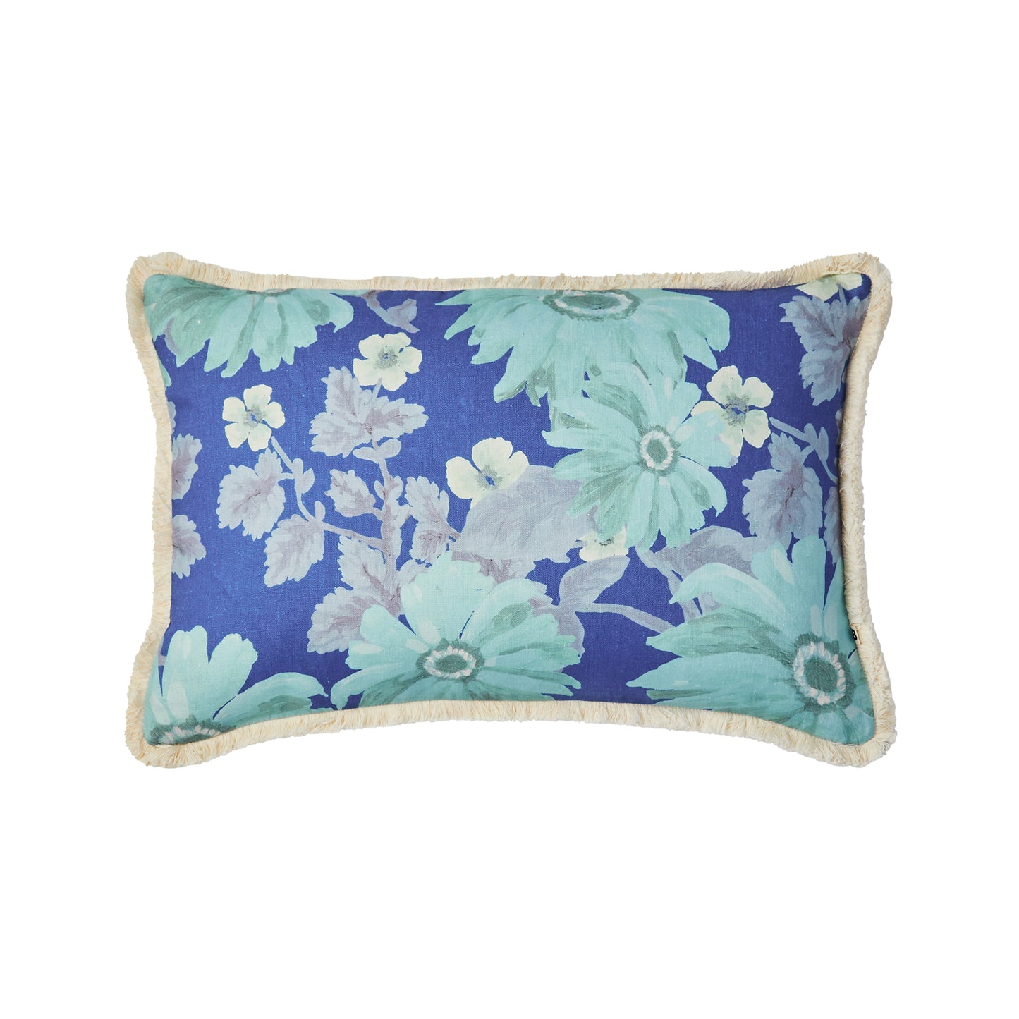 Bonnie and Neil Cushion - Marigold Blue 60x40cm