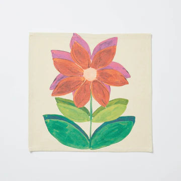 Shasta Daisy Cotton Napkins - set of 4