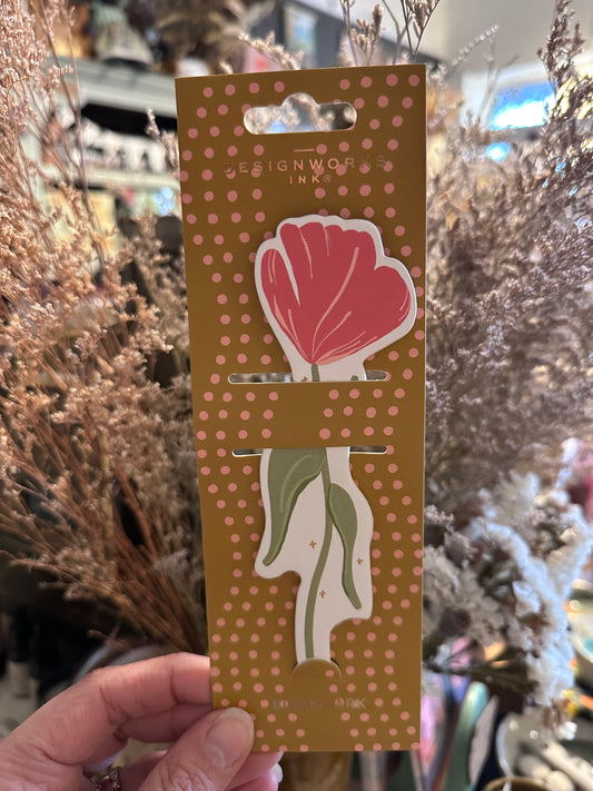Shaped Bookmarks - Poppy