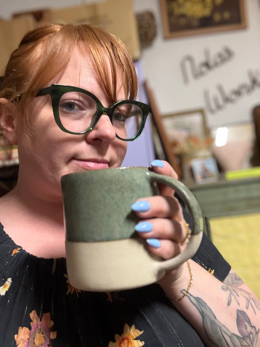 Kim Wallace Ceramic Tall Mug - Woodland