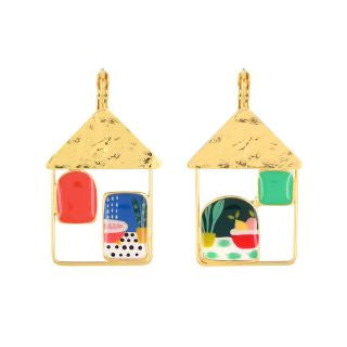 Taratata Jewellery - Curieuse House Lever Back Earrings