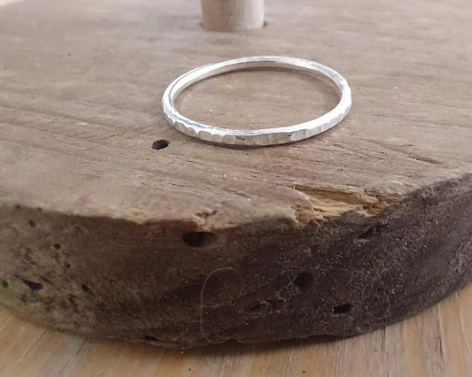 Sarah Munnings Silver Stacker Ring - 2 designs, 3 sizes