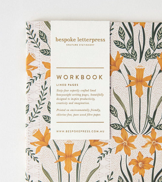 Bespoke Letterpress - Daffodil Workbook