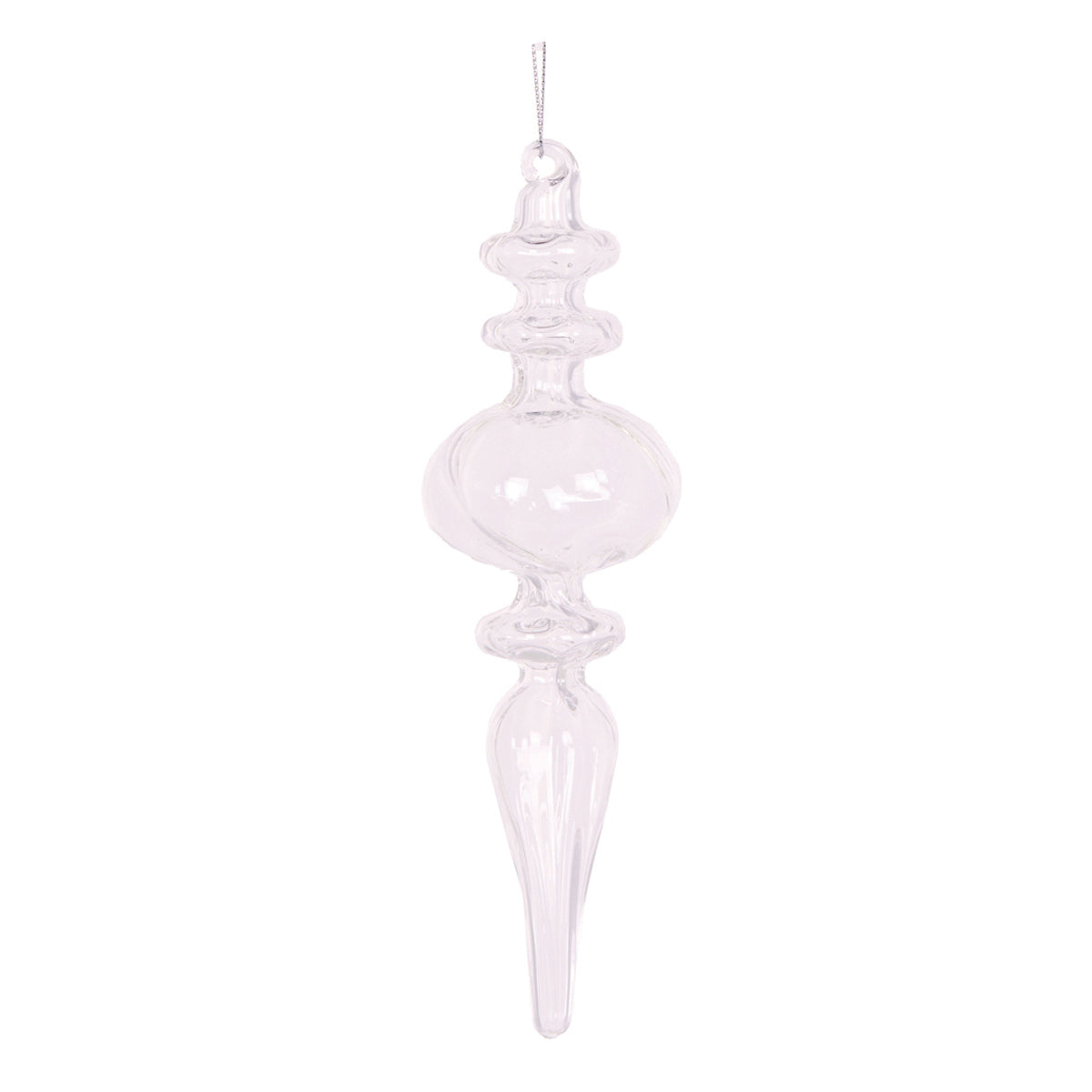 Clear Round Deco Finial