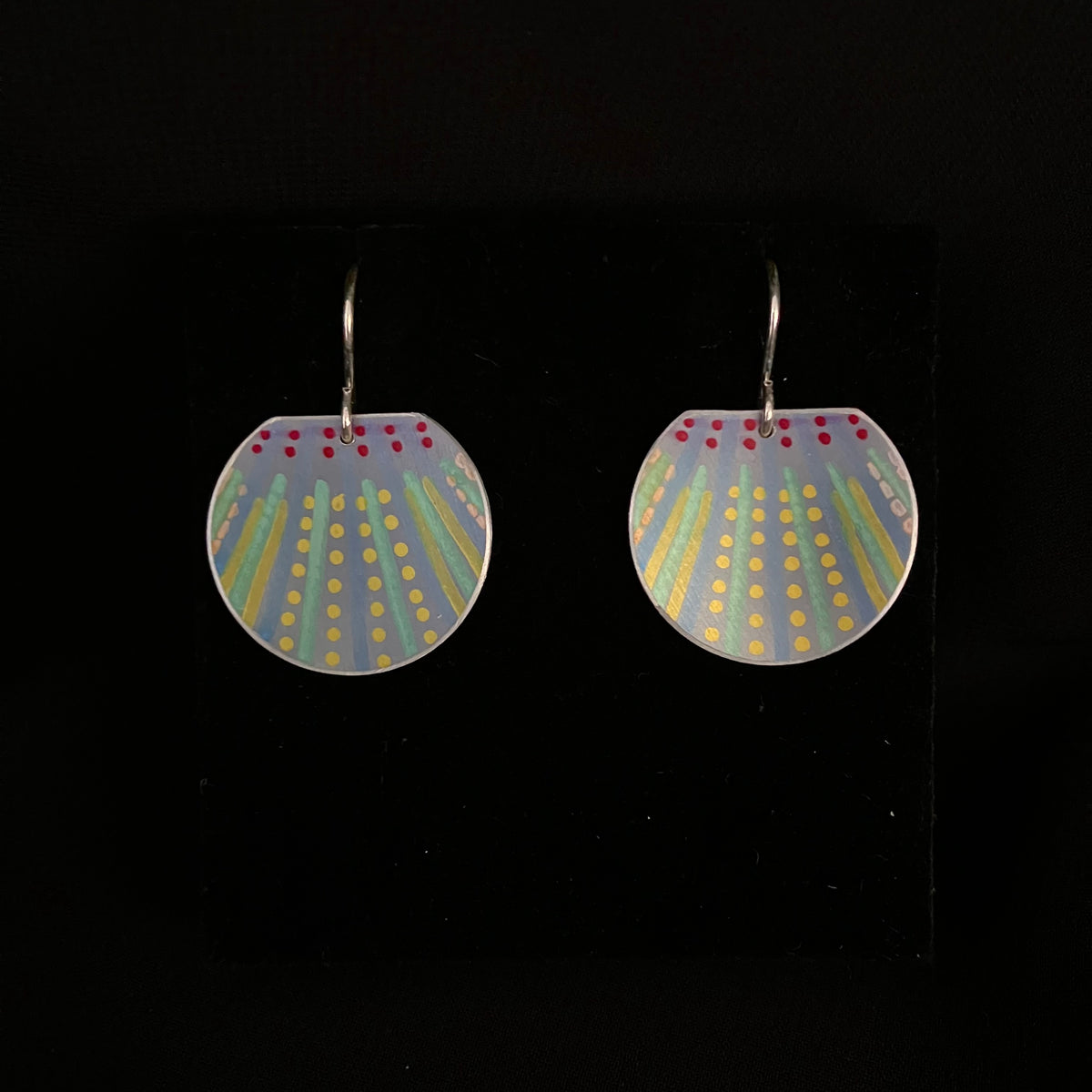 Dilkes-Hoffman Anodised Aluminium Earrings - Abstract Medium
