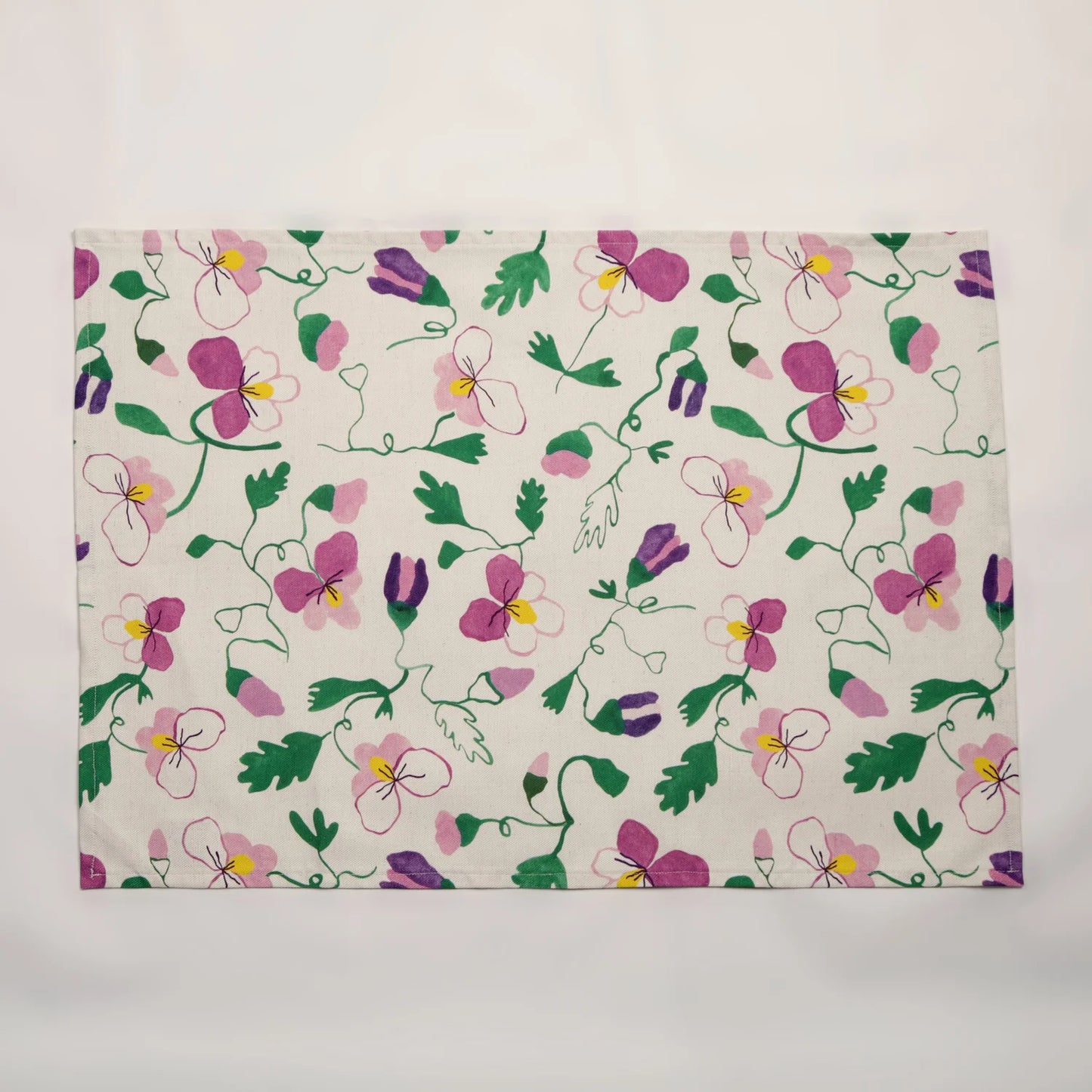 Hello Mae Pansy Tea Towel Set