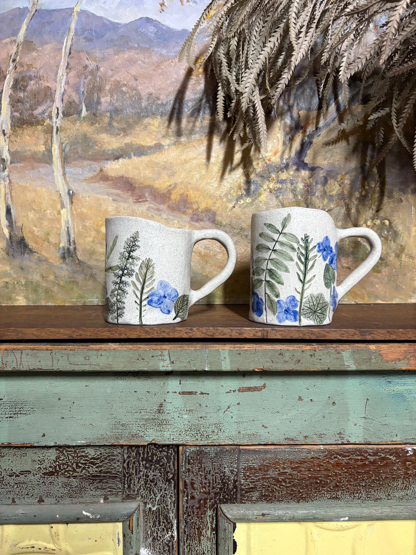 Handmade Ceramic Cottage Garden Mug
