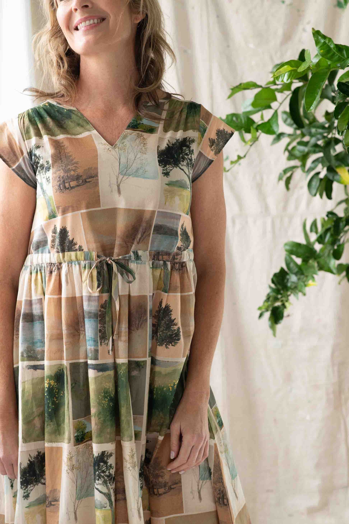 Lazybones Heidi Dress - Nature Studies