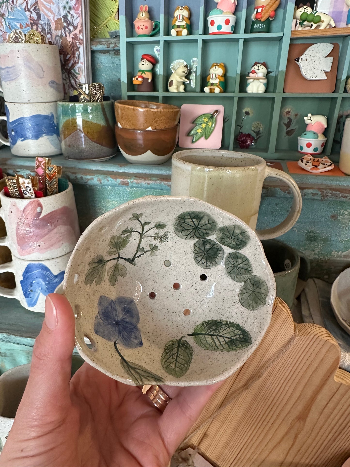 Handmade Ceramic Herb Bowls