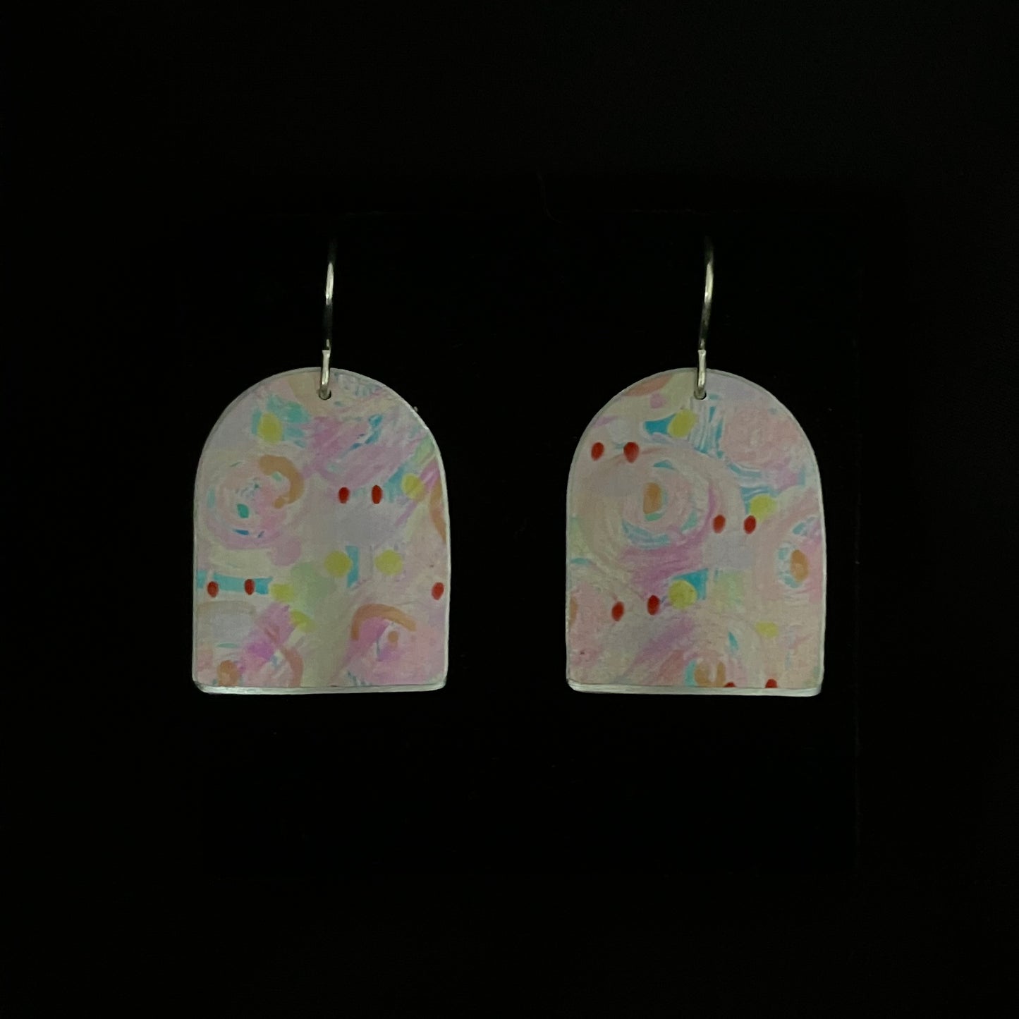 Dilkes-Hoffman Anodised Aluminium Earrings - Abstract Large