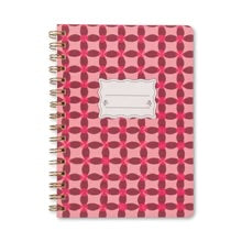 Small Twinwire Notebook - Pink Pinwheel