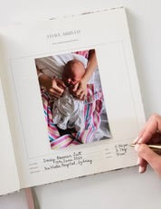 Bespoke Letterpress - Heirloom Baby Memory Journal - Woodland