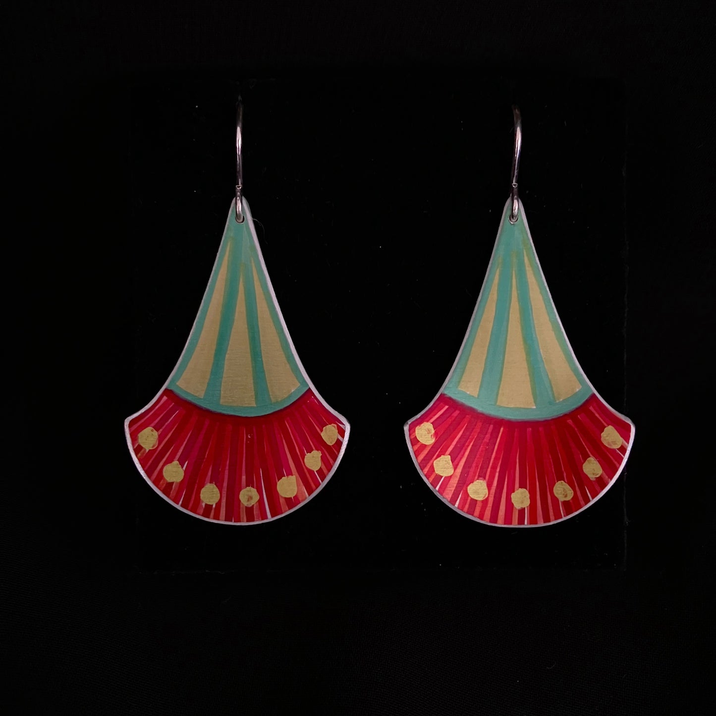 Dilkes-Hoffman Anodised Aluminium Earrings - Gum Blossom Large