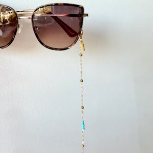 Salty Safari Sunglass Chain - A Touch of Turquoise