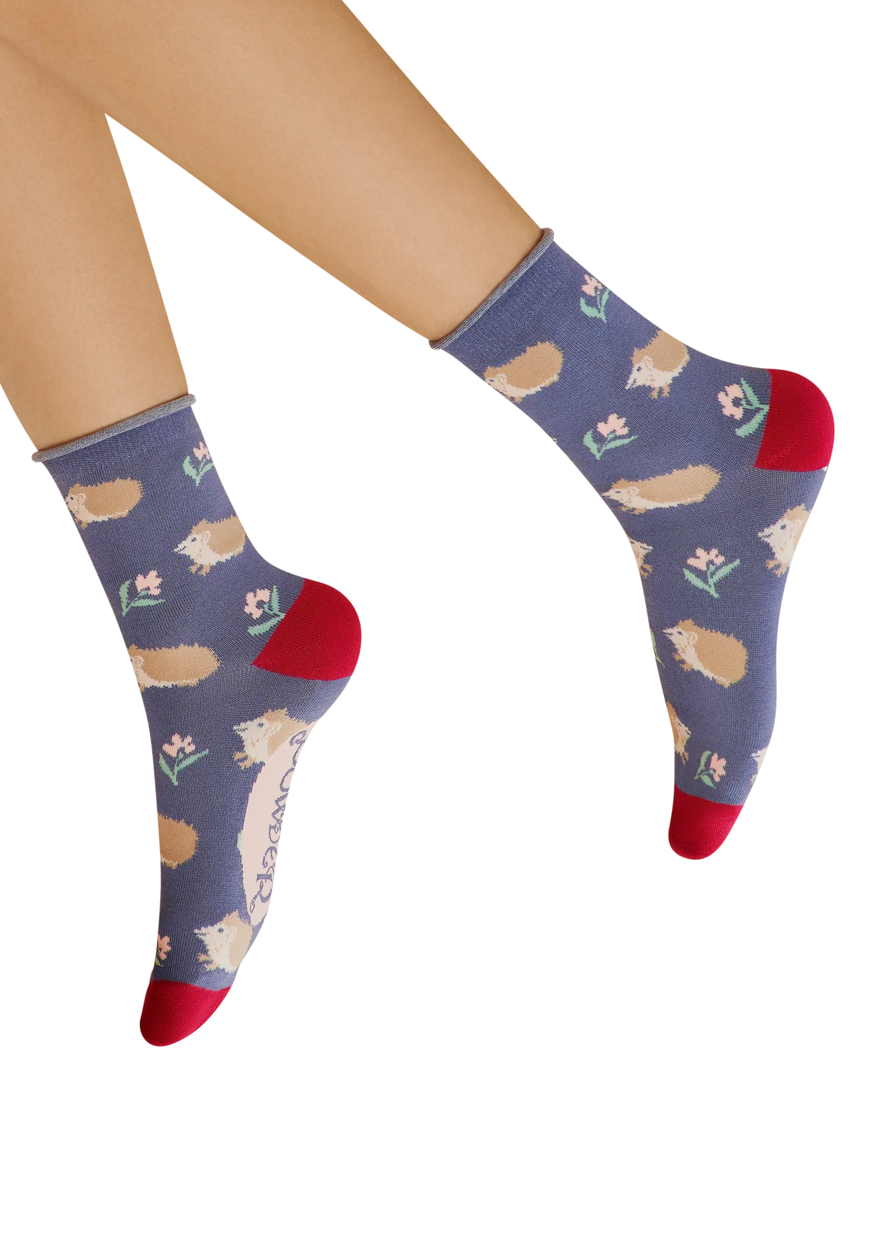 Powder Snuffling Hedgehog Socks