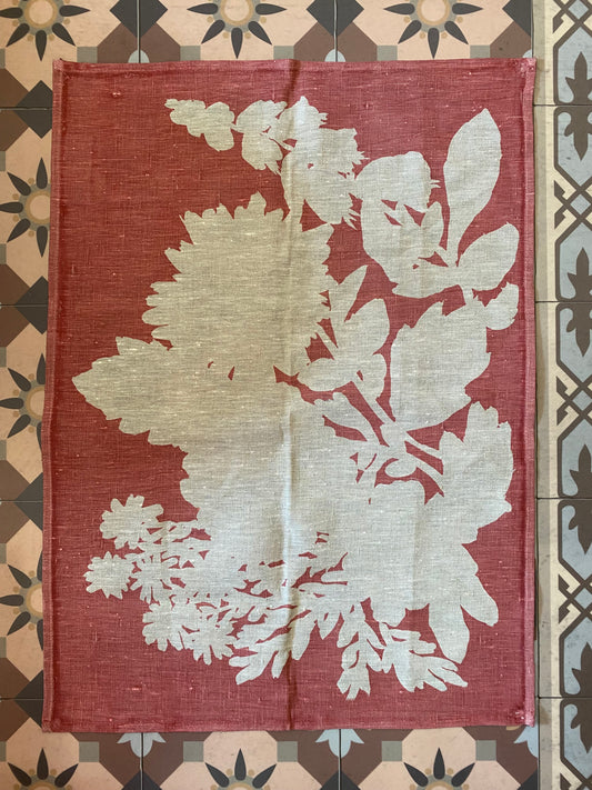 Bonnie and Neil Foxglove Tea Towel